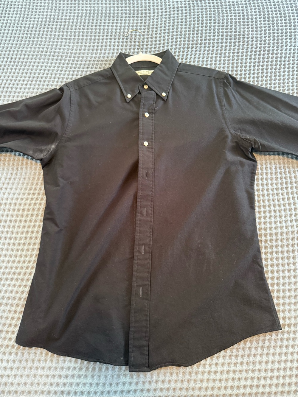 Men's Black Button-Down Shirt